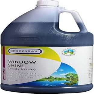 Schevaran Window Shine Glass Cleaner (Ready to Use) - 5 lt. (Unit)