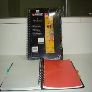 5 subject Notebook Spiral Bound Midium 300 Pages
