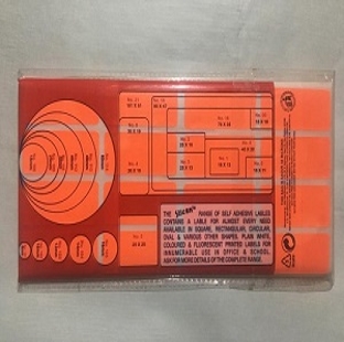 Fluorescent Sticker (Orange Color)
