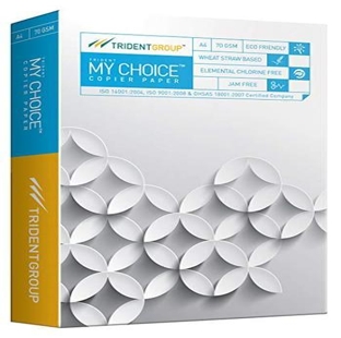 A4 Paper (70 GSM) 500 Sheets/Ream White Plain Paper (Trident/JK Eco Rise/NR Copier/Century)