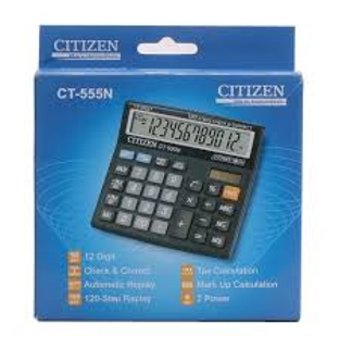 Calculator Citizen CT 555 12 Digit Display (99 Steps) (Make China)