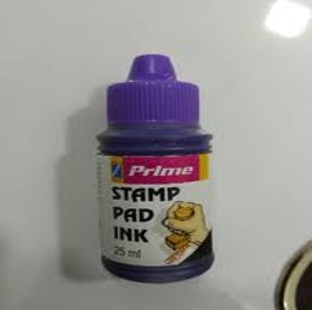 Stamp pad ink bottle (blue) 100 ml