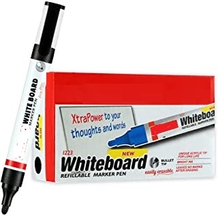 White Board Marker(Red)-1 Box- 10 Pcs
