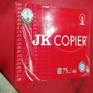 JK COPIER PAPER A4 75 GSM 500 SHEET
